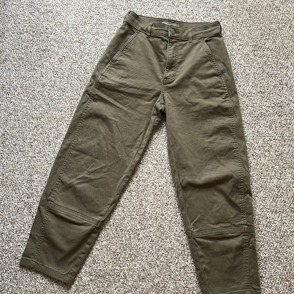Everlane barrel leg pants
